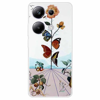 For Xiaomi Redmi Note 13 Pro 4G / Poco M6 Pro 4G Case TPU Pattern Printed Phone Cover