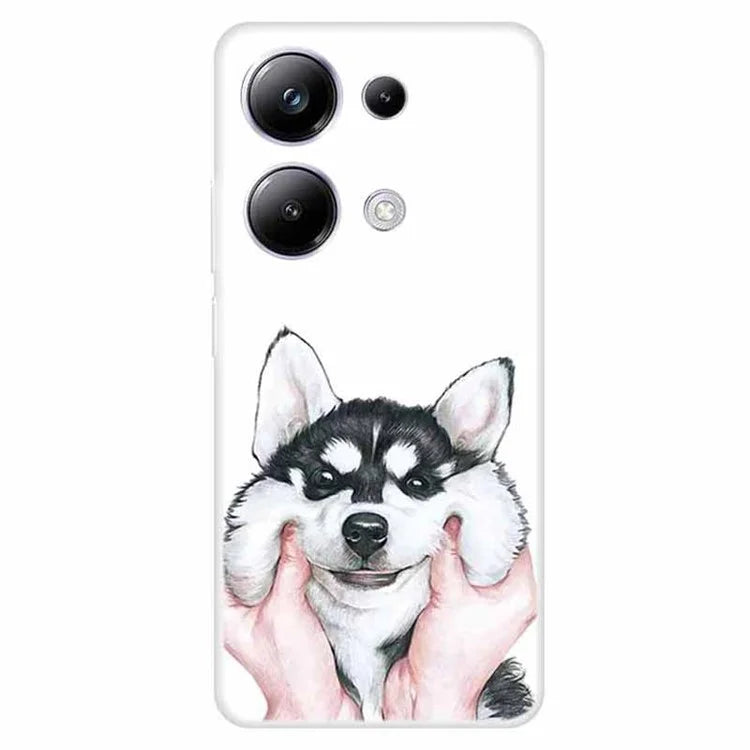 For Xiaomi Redmi Note 13 Pro 4G / Poco M6 Pro 4G Case Pattern Printing Soft TPU Phone Shell