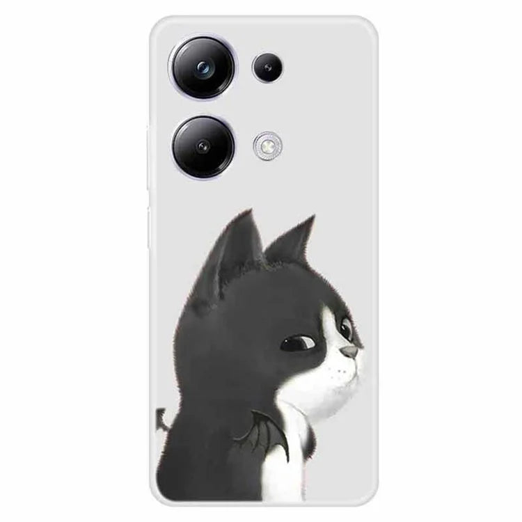 For Xiaomi Redmi Note 13 Pro 4G / Poco M6 Pro 4G Case Pattern Printing Soft TPU Phone Shell
