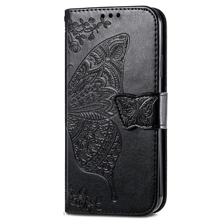 For Realme 12 Pro 5G / 12 Pro+ 5G Wallet Case Butterfly Pattern Leather Stand Phone Cover