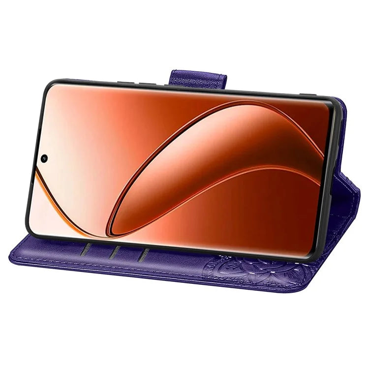 For Realme 12 Pro 5G / 12 Pro+ 5G Wallet Case Butterfly Pattern Leather Stand Phone Cover