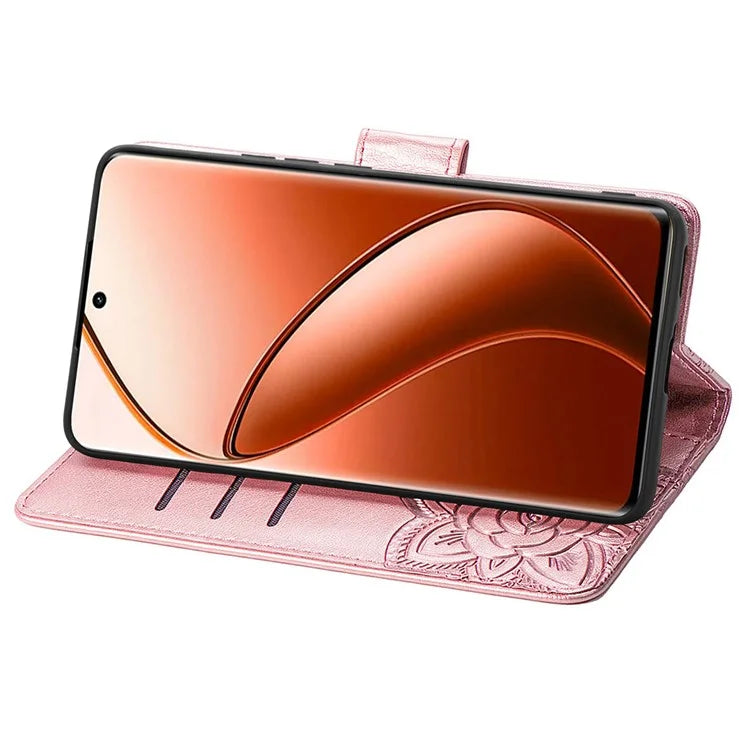 For Realme 12 Pro 5G / 12 Pro+ 5G Wallet Case Butterfly Pattern Leather Stand Phone Cover