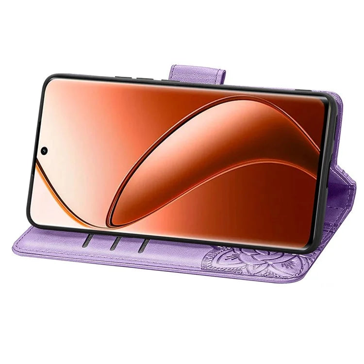For Realme 12 Pro 5G / 12 Pro+ 5G Wallet Case Butterfly Pattern Leather Stand Phone Cover