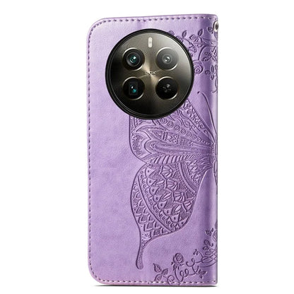 For Realme 12 Pro 5G / 12 Pro+ 5G Wallet Case Butterfly Pattern Leather Stand Phone Cover