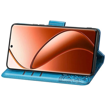 For Realme 12 Pro 5G / 12 Pro+ 5G Wallet Case Butterfly Pattern Leather Stand Phone Cover