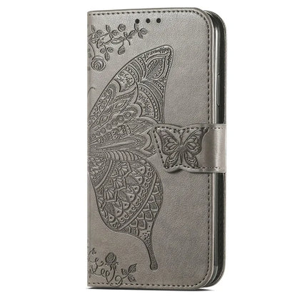 For Realme 12 Pro 5G / 12 Pro+ 5G Wallet Case Butterfly Pattern Leather Stand Phone Cover