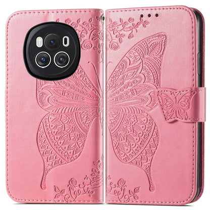 For Honor Magic6 5G Case Stand Design Imprinted Butterfly Cell Phone Cover