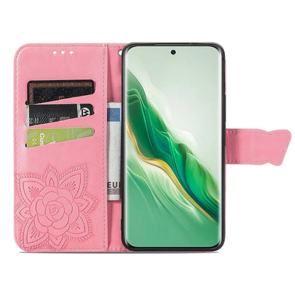 For Honor Magic6 5G Case Stand Design Imprinted Butterfly Cell Phone Cover