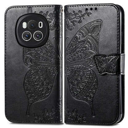 For Honor Magic6 5G Case Stand Design Imprinted Butterfly Cell Phone Cover