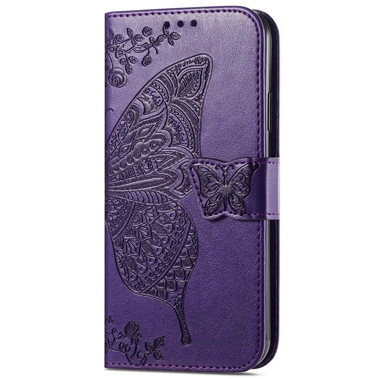 For Honor Magic6 5G Case Stand Design Imprinted Butterfly Cell Phone Cover