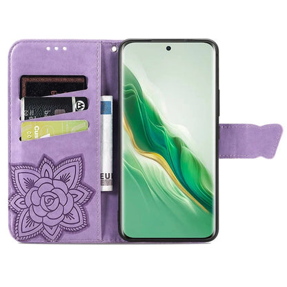 For Honor Magic6 5G Case Stand Design Imprinted Butterfly Cell Phone Cover