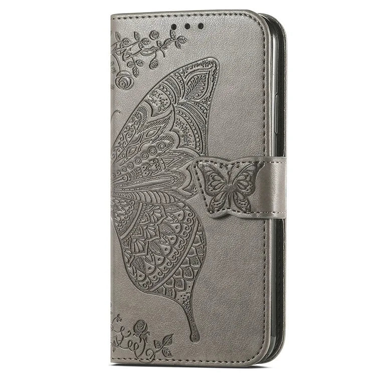 For Honor Magic6 5G Case Stand Design Imprinted Butterfly Cell Phone Cover