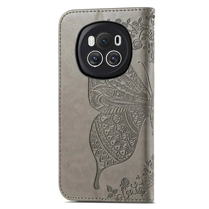 For Honor Magic6 5G Case Stand Design Imprinted Butterfly Cell Phone Cover