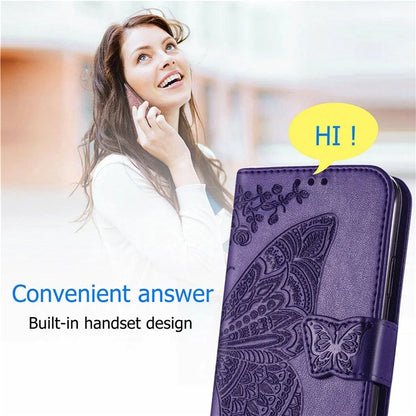 For Realme 12 5G Case Butterfly Imprinted PU Leather Magnetic Flip Stand Phone Cover