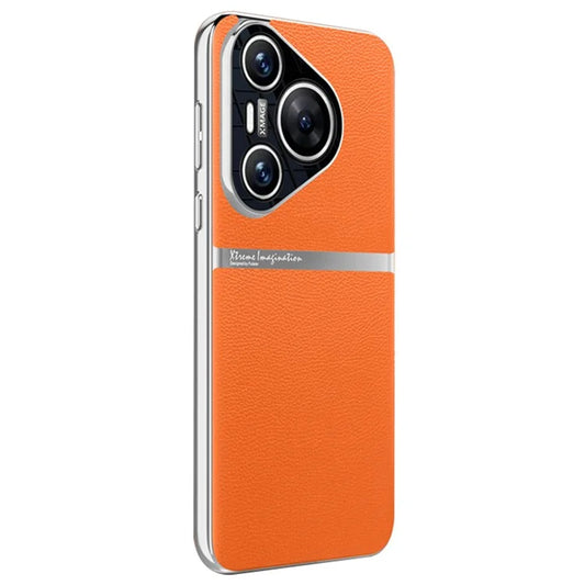 For Huawei Pura 70 Cell Phone Case PU Leather Shock Absorbing Cover