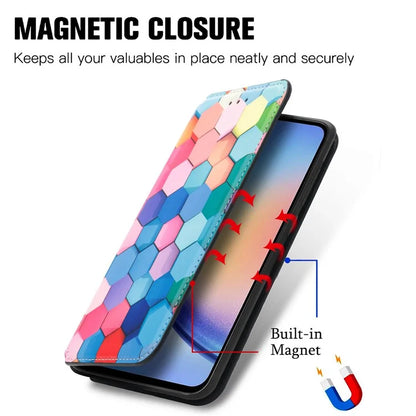CASENEO 001 Series for Samsung Galaxy A35 5G Case RFID Blocking Wallet Leather Cover