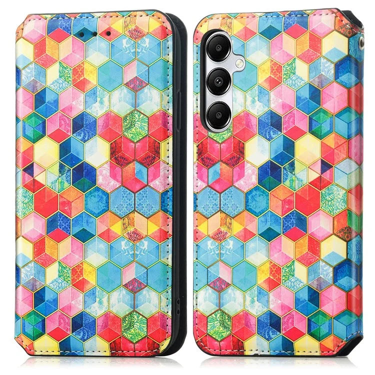 CASENEO 001 Series for Samsung Galaxy A35 5G Case RFID Blocking Wallet Leather Cover