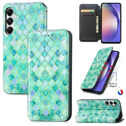 CASENEO 001 Series for Samsung Galaxy A55 5G Case RFID Blocking Protection Pattern Printing Phone Shell