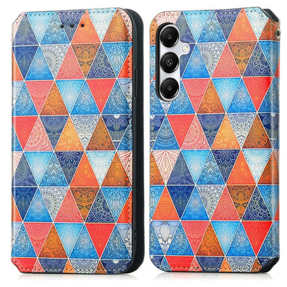 CASENEO 001 Series for Samsung Galaxy A55 5G Case RFID Blocking Protection Pattern Printing Phone Shell  /  Mandala