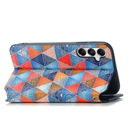 CASENEO 001 Series for Samsung Galaxy A55 5G Case RFID Blocking Protection Pattern Printing Phone Shell  /  Mandala