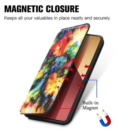 CASENEO 001 Series for Xiaomi Redmi Note 13 Pro 4G / Poco M6 Pro 4G Wallet Case Pattern Leather Cover