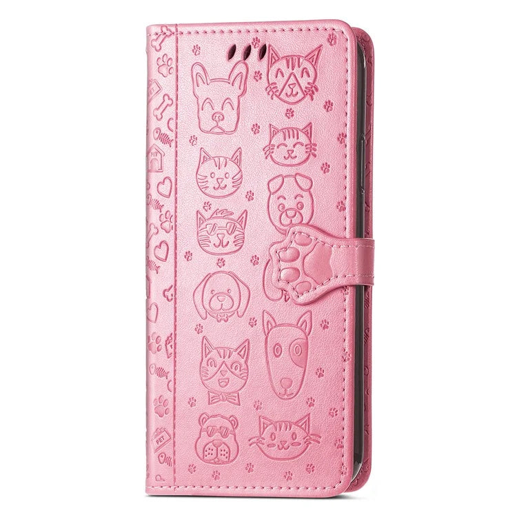 For Samsung Galaxy A55 5G Magnetic Phone Case Leather Drop-proof Cover with Wrist Strap