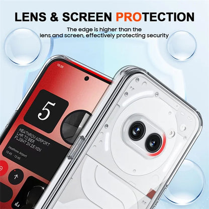 For Nothing Phone (2a) Cell Phone Cases Drop Proof Crystal Clear TPU Back Cover