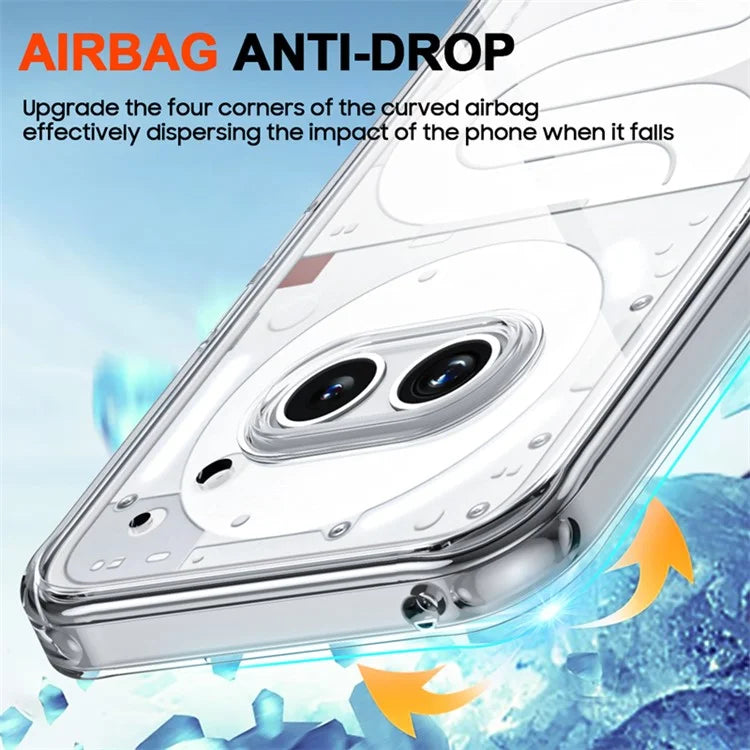 For Nothing Phone (2a) Cell Phone Cases Drop Proof Crystal Clear TPU Back Cover