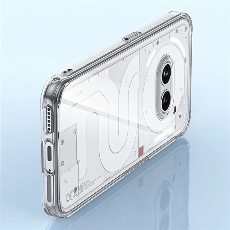 For Nothing Phone (2a) Cell Phone Cases Drop Proof Crystal Clear TPU Back Cover
