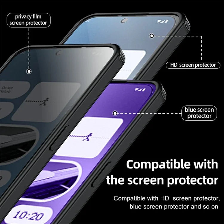 For Nothing Phone (2a) Cell Phone Case TPU + PC Anti-scratch Mobile Phone Cover