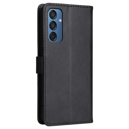 KT Leather Series-2 for Samsung Galaxy M15 5G Case Solid Color Leather Folio Phone Cover