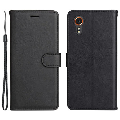KT Leather Series-2 for Samsung Galaxy Xcover7 Case Solid Color Leather Phone Cover
