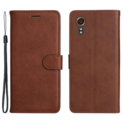 KT Leather Series-2 for Samsung Galaxy Xcover7 Case Solid Color Leather Phone Cover
