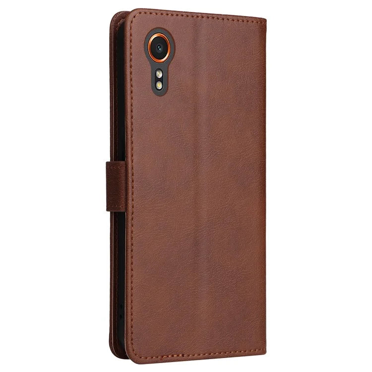 KT Leather Series-2 for Samsung Galaxy Xcover7 Case Solid Color Leather Phone Cover