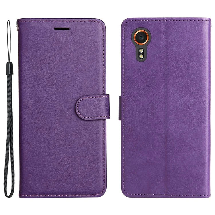 KT Leather Series-2 for Samsung Galaxy Xcover7 Case Solid Color Leather Phone Cover