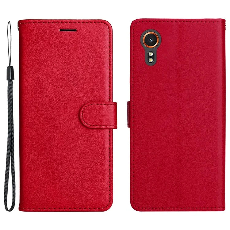 KT Leather Series-2 for Samsung Galaxy Xcover7 Case Solid Color Leather Phone Cover