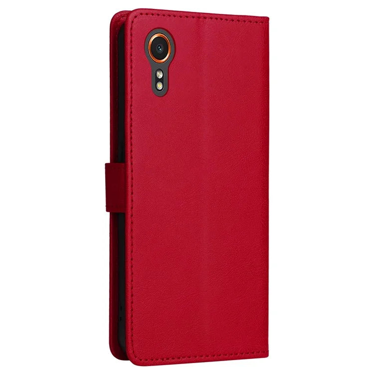 KT Leather Series-2 for Samsung Galaxy Xcover7 Case Solid Color Leather Phone Cover