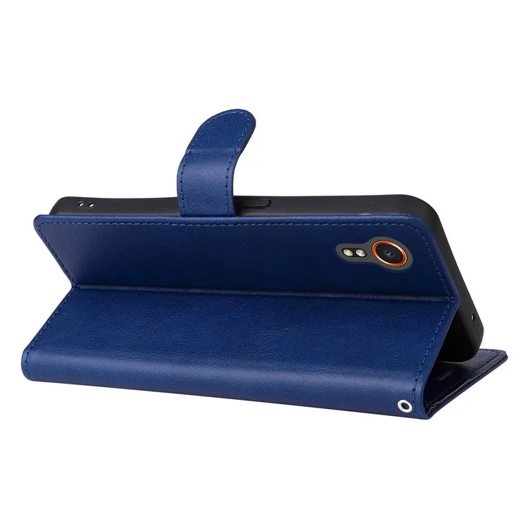 KT Leather Series-2 for Samsung Galaxy Xcover7 Case Solid Color Leather Phone Cover