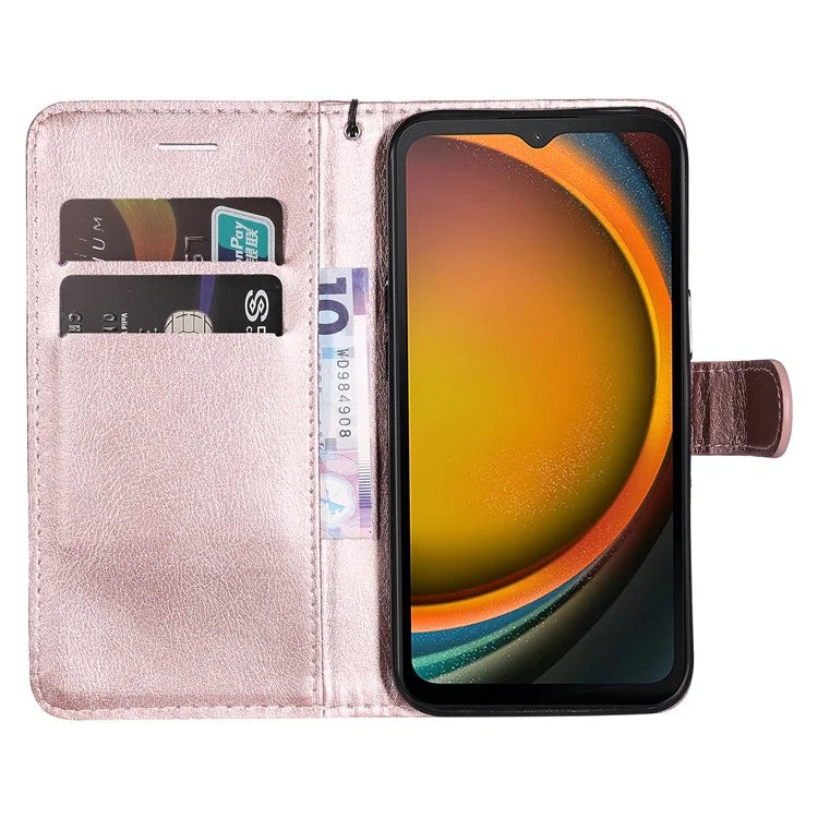 KT Leather Series-2 for Samsung Galaxy Xcover7 Case Solid Color Leather Phone Cover