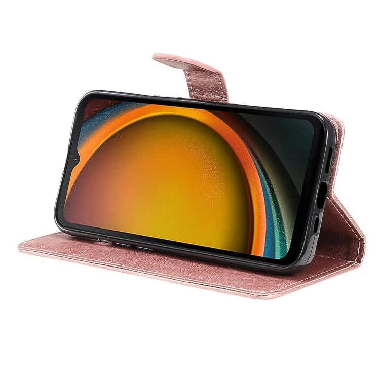 KT Leather Series-2 for Samsung Galaxy Xcover7 Case Solid Color Leather Phone Cover