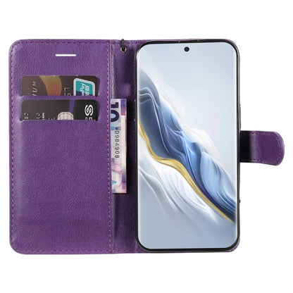 KT Leather Series-2 for Honor Magic6 5G Wallet Phone Case Solid Color Leather Flip Cover