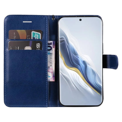 KT Leather Series-2 for Honor Magic6 5G Wallet Phone Case Solid Color Leather Flip Cover