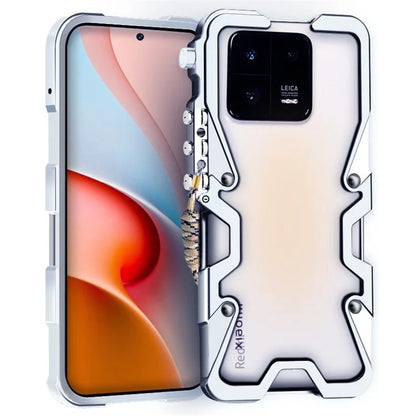 For Xiaomi 13T / 13T Pro / 13 Pro 5G /  Redmi K60 Ultra Case Mechanical Arm Aluminium Alloy Dropproof Hard  Phone Cover