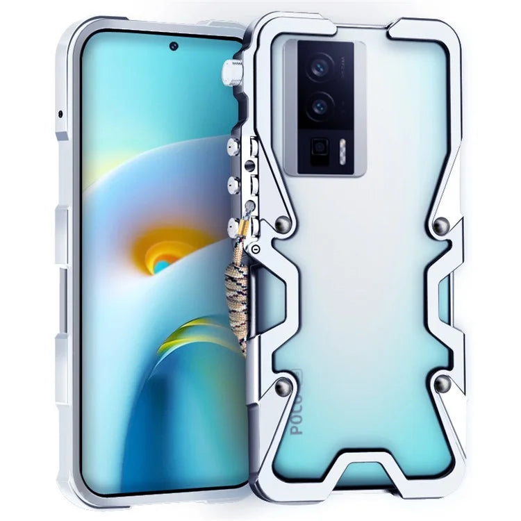 For Xiaomi Poco F5 Pro 5G / Redmi K60 5G / K60 Pro 5G Case Aluminium Alloy Drop-proof Phone Cover
