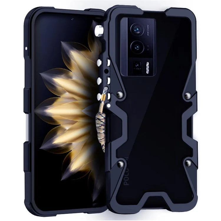 For Xiaomi Poco F5 Pro 5G / Redmi K60 5G / K60 Pro 5G Case Aluminium Alloy Drop-proof Phone Cover