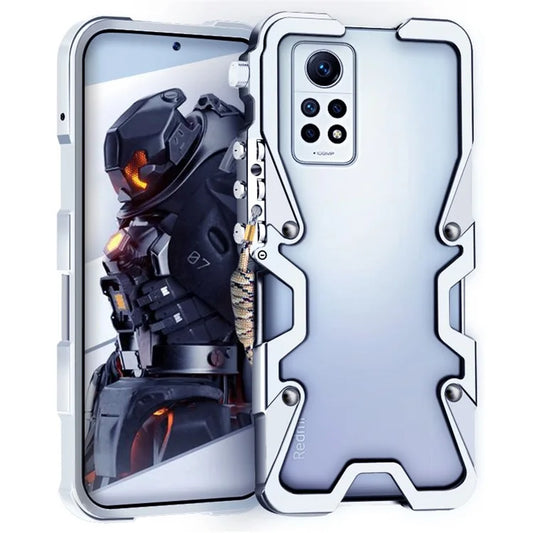 For Xiaomi Redmi Note 12 Pro 4G / Note 11 Pro 5G (Qualcomm) / 4G (MediaTek) Phone Case Aluminium Alloy Frame Cover