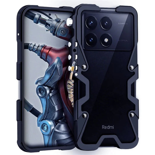 For Xiaomi Poco F6 Pro 5G / Redmi K70 5G / K70 Pro 5G / K70E 5G / K70 Pro Champion Edition Case Mechanical Arm Shell