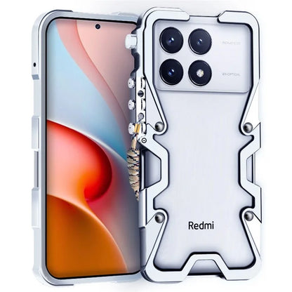For Xiaomi Poco F6 Pro 5G / Redmi K70 5G / K70 Pro 5G / K70E 5G / K70 Pro Champion Edition Case Mechanical Arm Shell