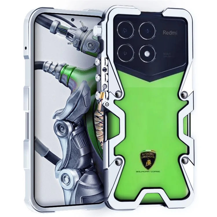 For Xiaomi Poco F6 Pro 5G / Redmi K70 5G / K70 Pro 5G / K70E 5G / K70 Pro Champion Edition Case Mechanical Arm Shell