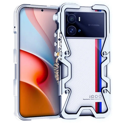 For vivo iQOO 9 / 9 Pro / 10 5G / 10 Pro 5G Case Aluminium Alloy Tough Armour Phone Cover